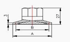 衛生型隔(ge)膜壓力表(biao)法蘭規格(ge)