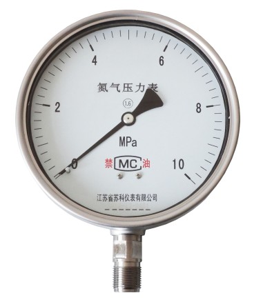 氮(dan)氣壓力表(biao)